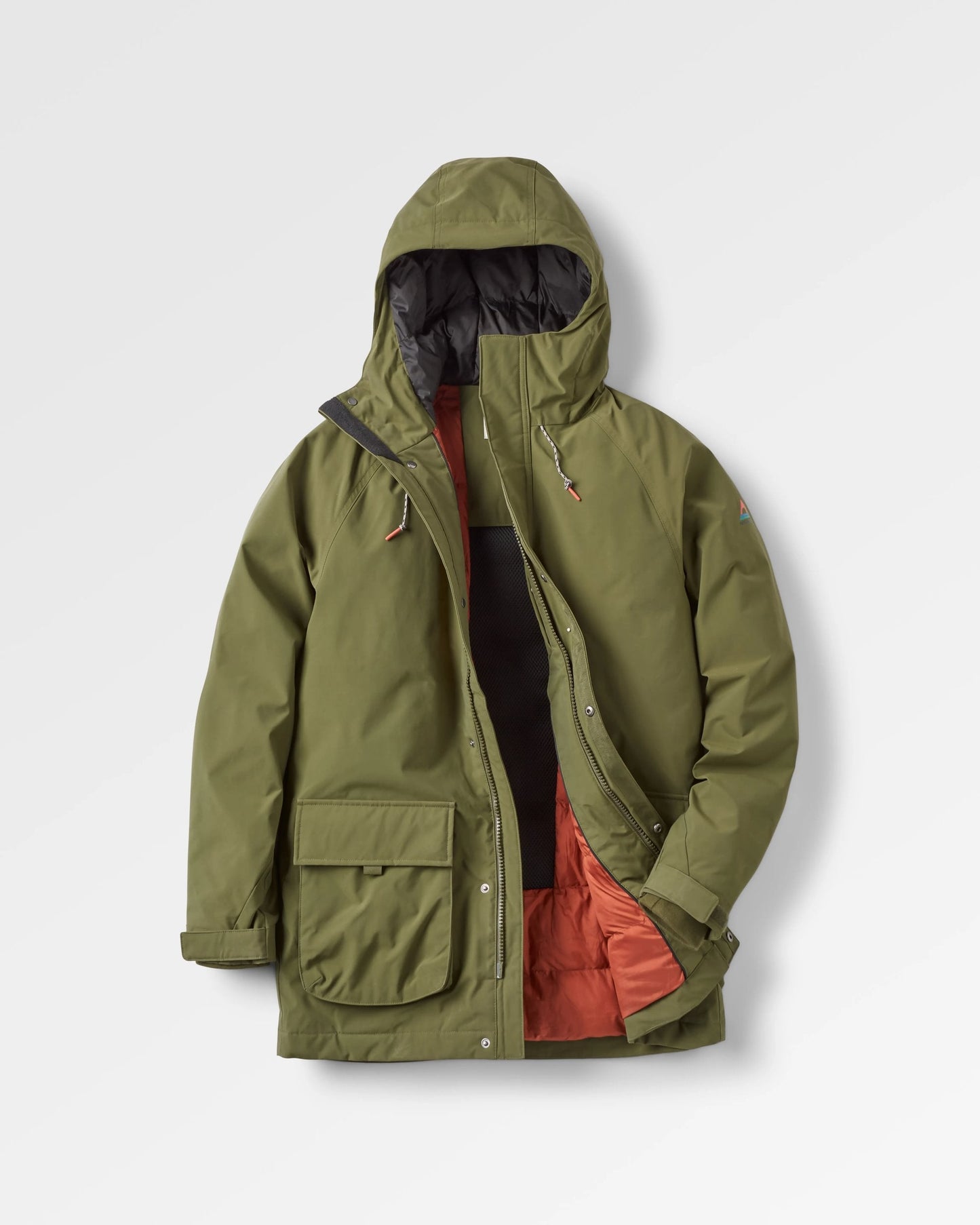 Baltic Recycled Insulated Parka - Khaki Green