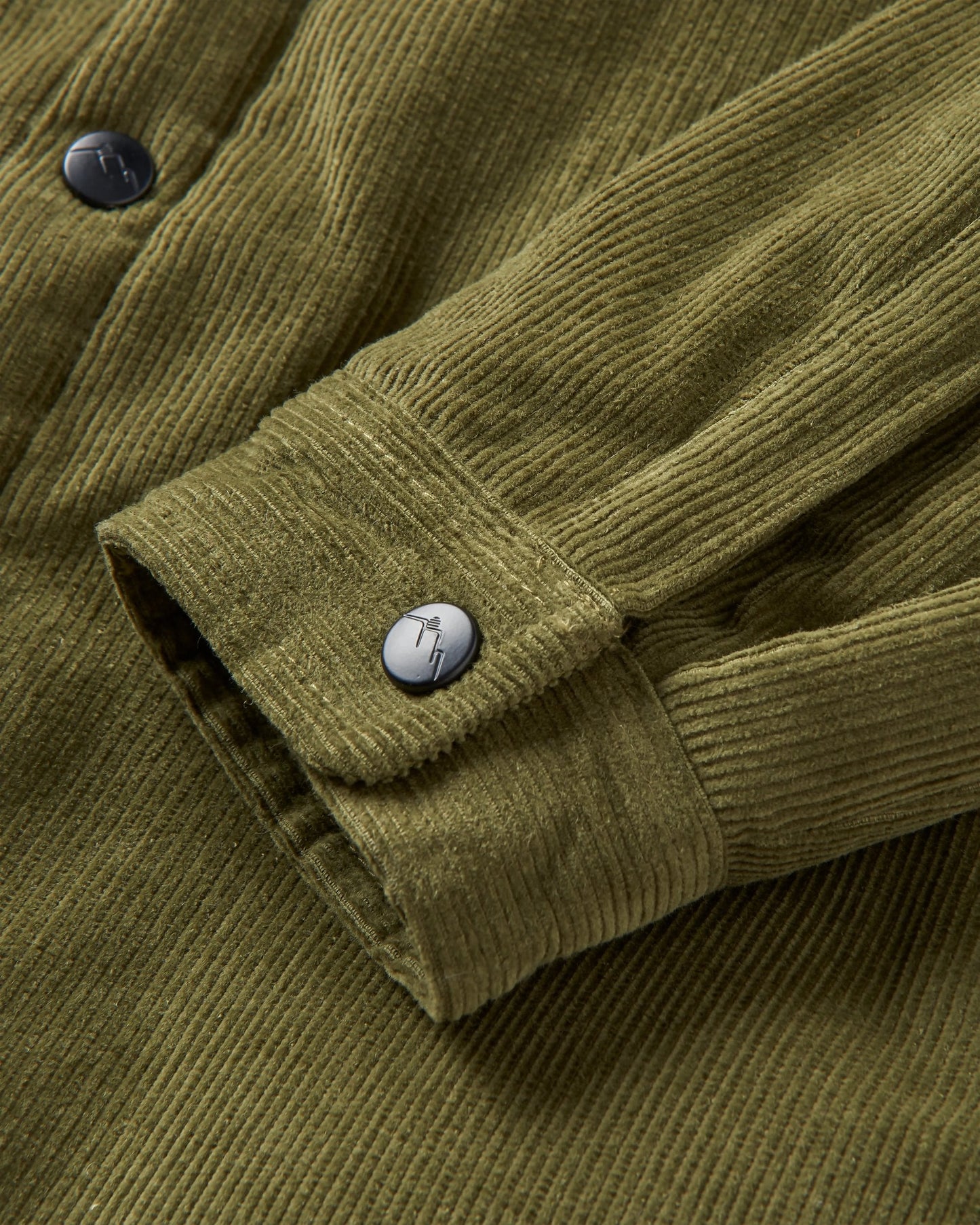 Kodiak 2.0 Sherpa Lined Cord Shirt Jacket - Khaki Green