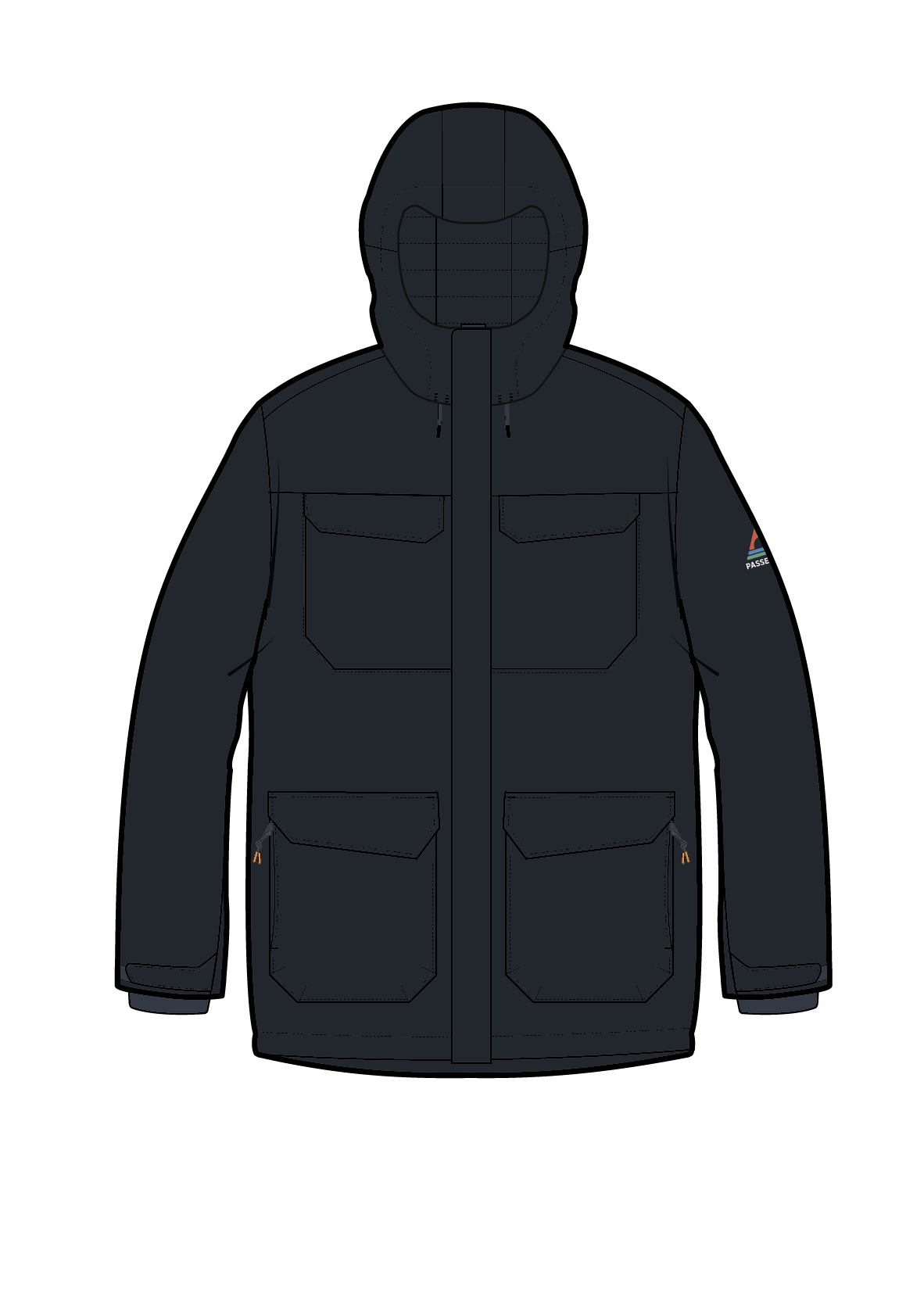 Explorer Waterproof Down Parka - Black